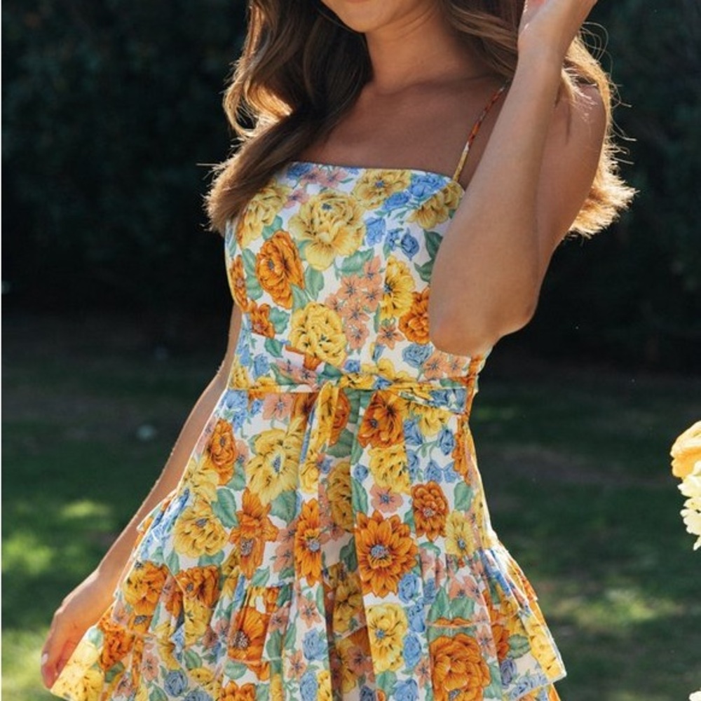 Saints and Secrets Floral Sundress NWT